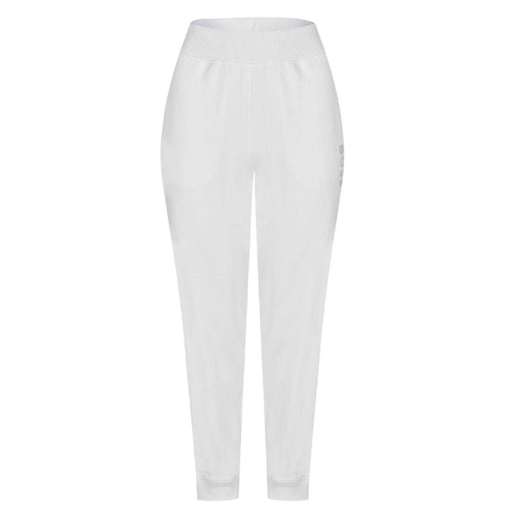 Boss Womens/Ladies Enjoy Fleece Sweatpants / White